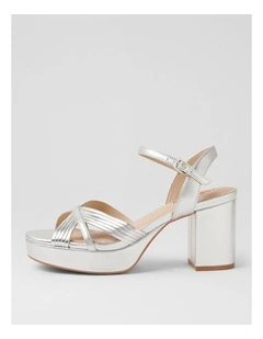 Francie Silver Sandals