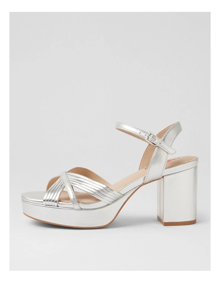 Francie Silver Sandals image 1