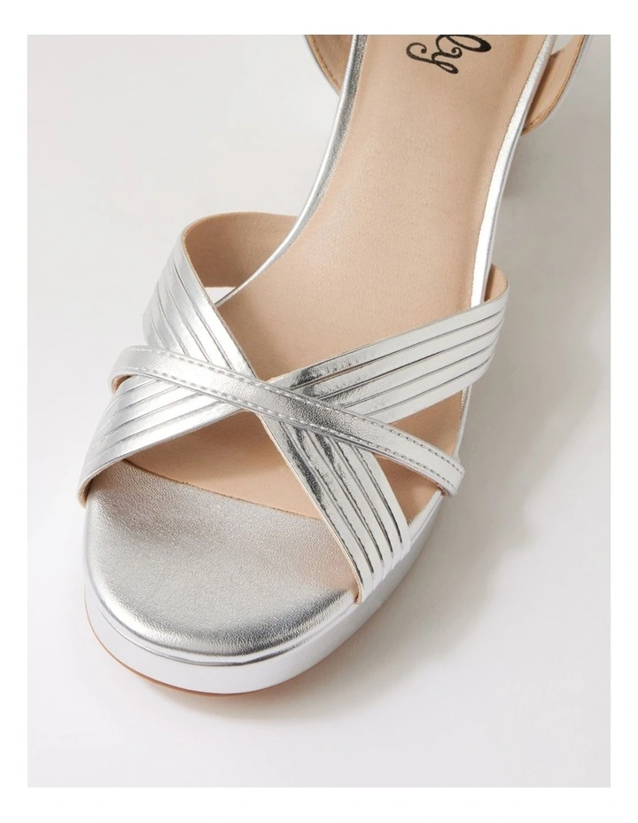 Francie Silver Sandals image 4