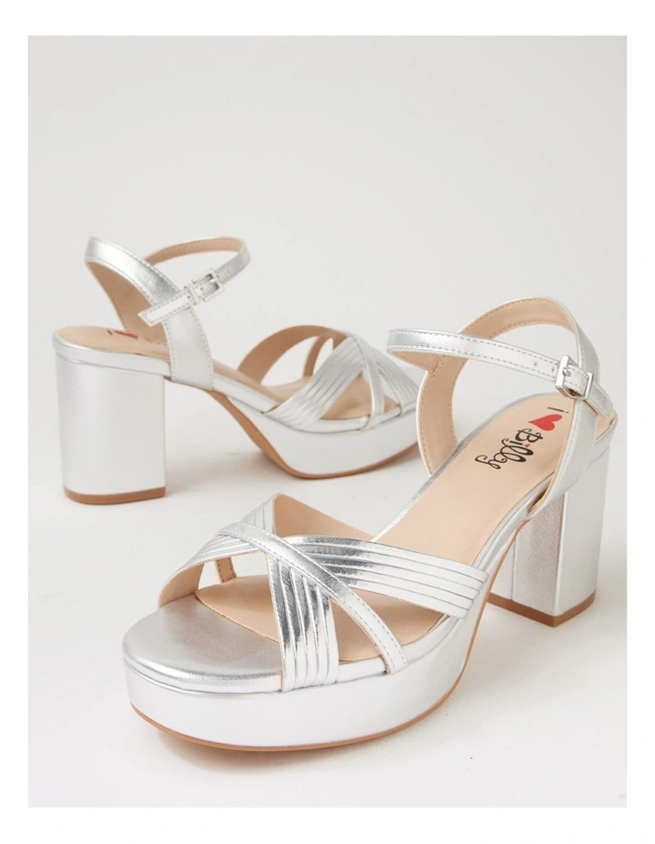 Francie Silver Sandals image 5