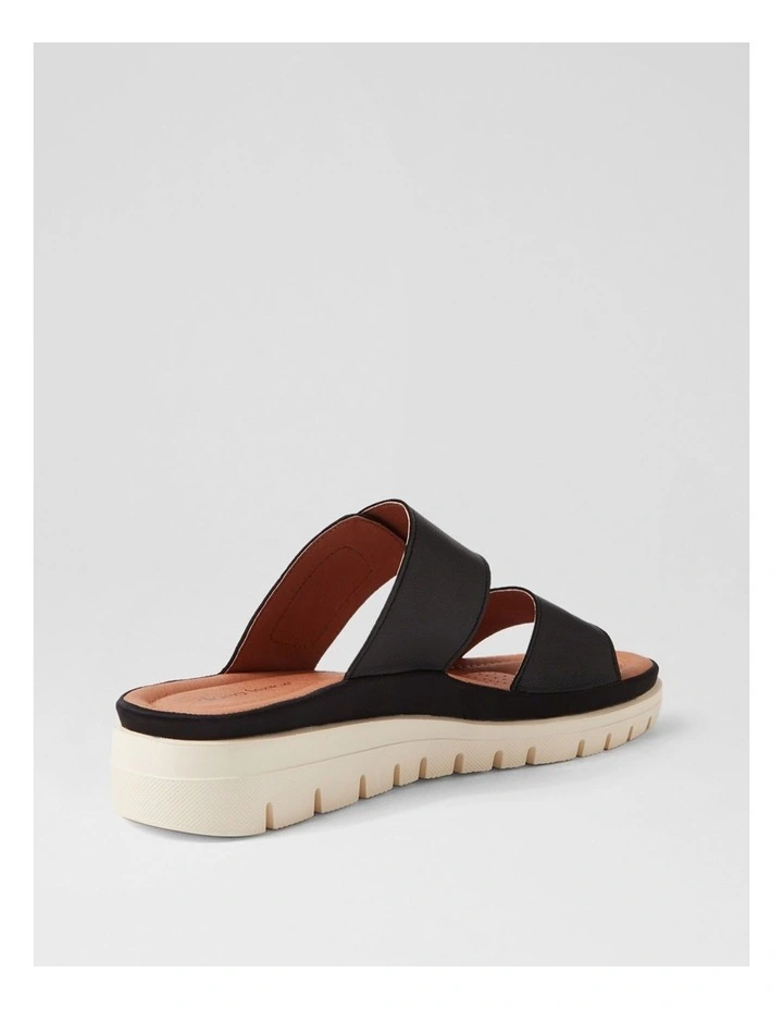 Leeana Black Leather Sandals image 3