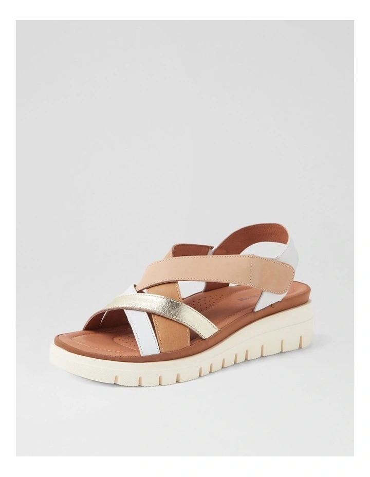 Launie Latte Leather Sandals image 2