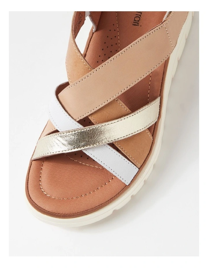 Launie Latte Leather Sandals image 4