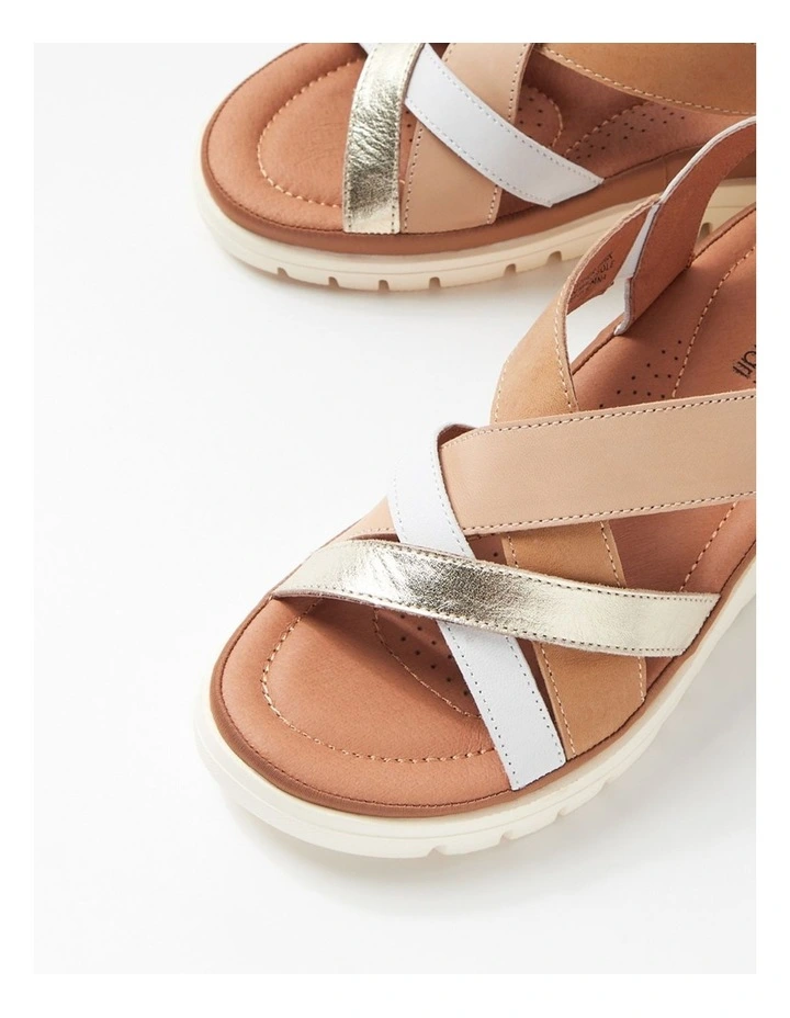 Launie Latte Leather Sandals image 5