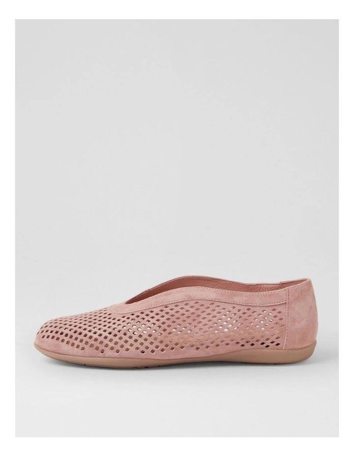 Austin Rose Suede Flat Shoes image 1
