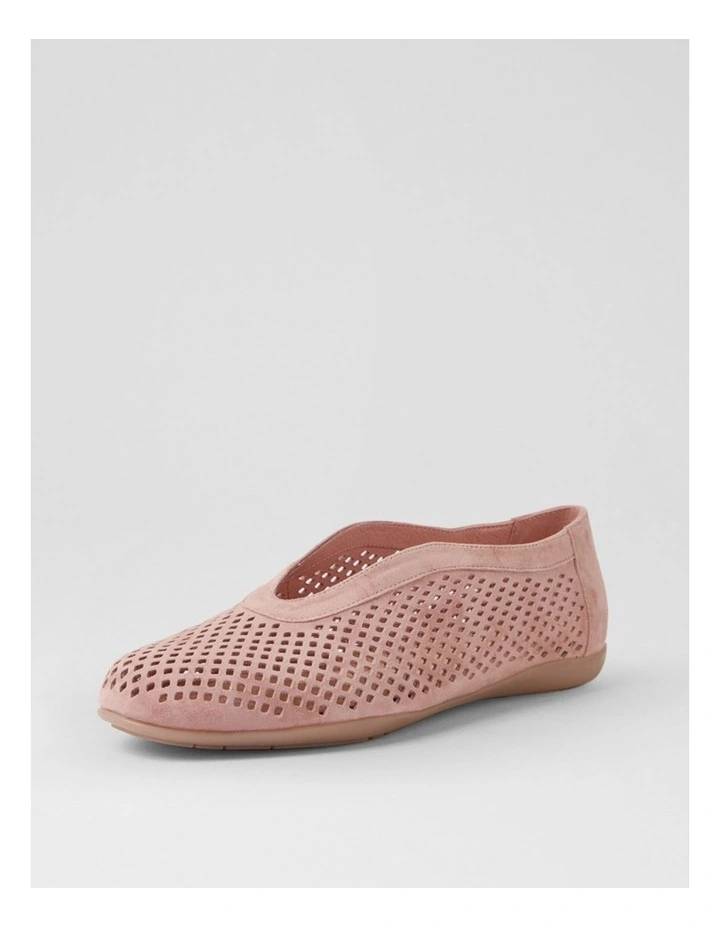 Austin Rose Suede Flat Shoes image 2