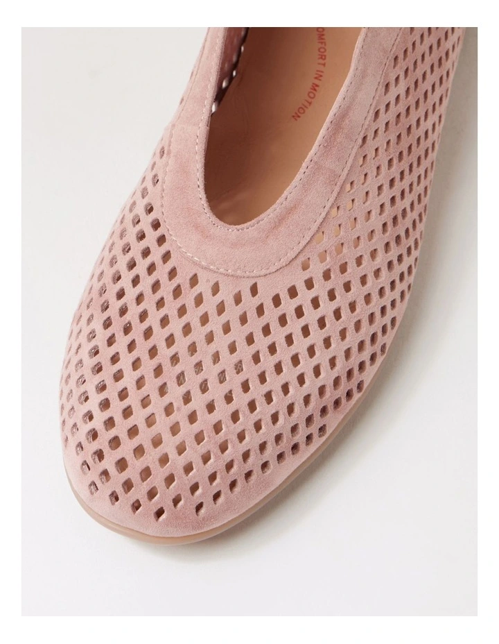 Austin Rose Suede Flat Shoes image 4