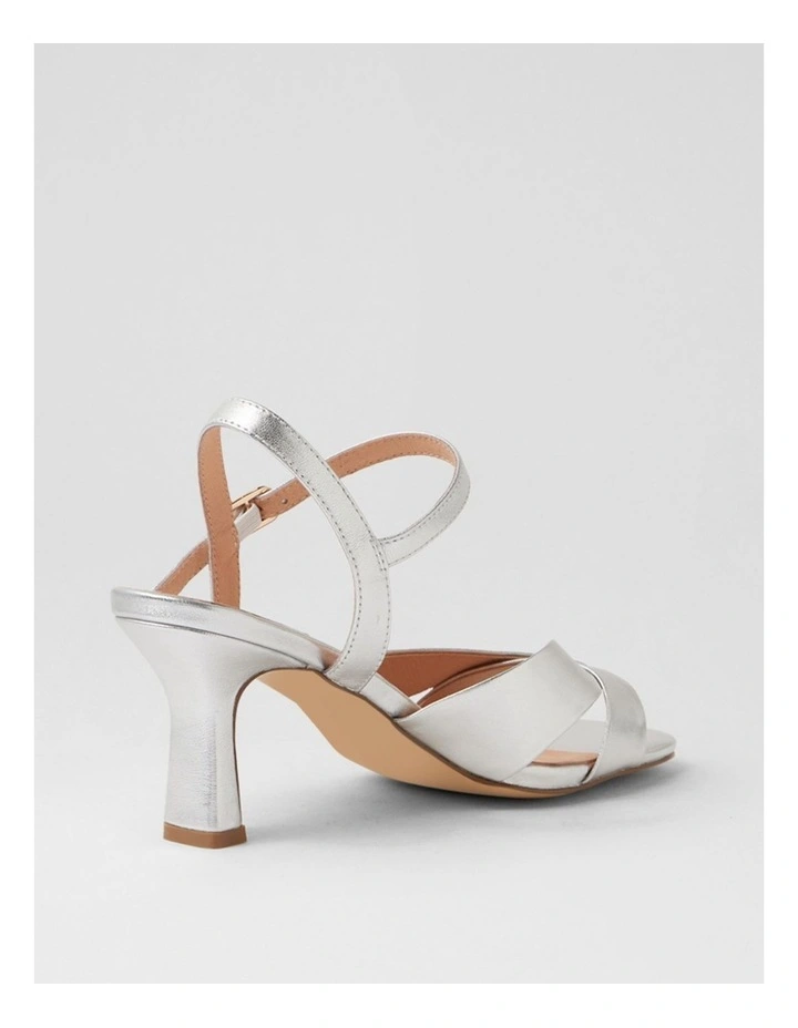 Tinkya Silver Leather Sandals image 3