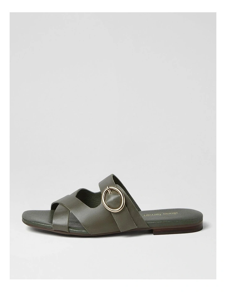 Alluse Olive Leather Sandals image 1
