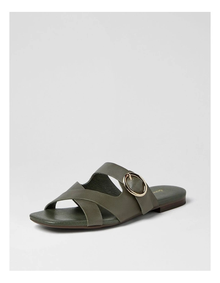 Alluse Olive Leather Sandals image 2