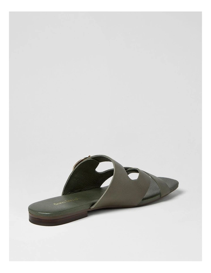 Alluse Olive Leather Sandals image 3