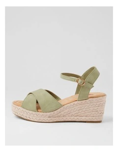 Swerko W Pistachio Nubuck Pu Sandals