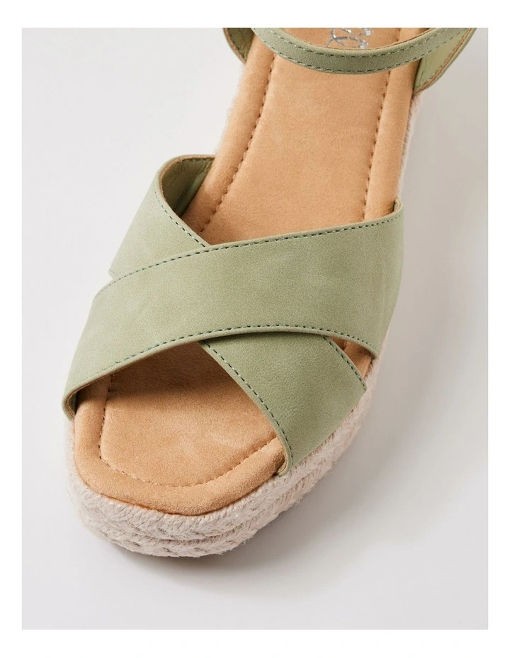 Swerko W Pistachio Nubuck Pu Sandals image 4