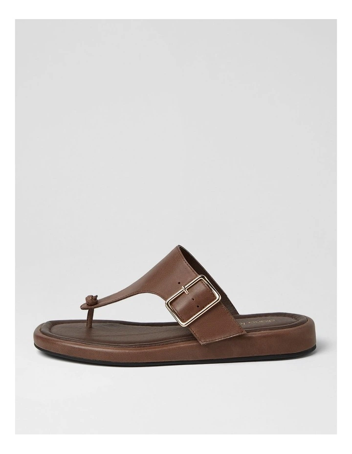 Remma Choc Leather Sandals image 1