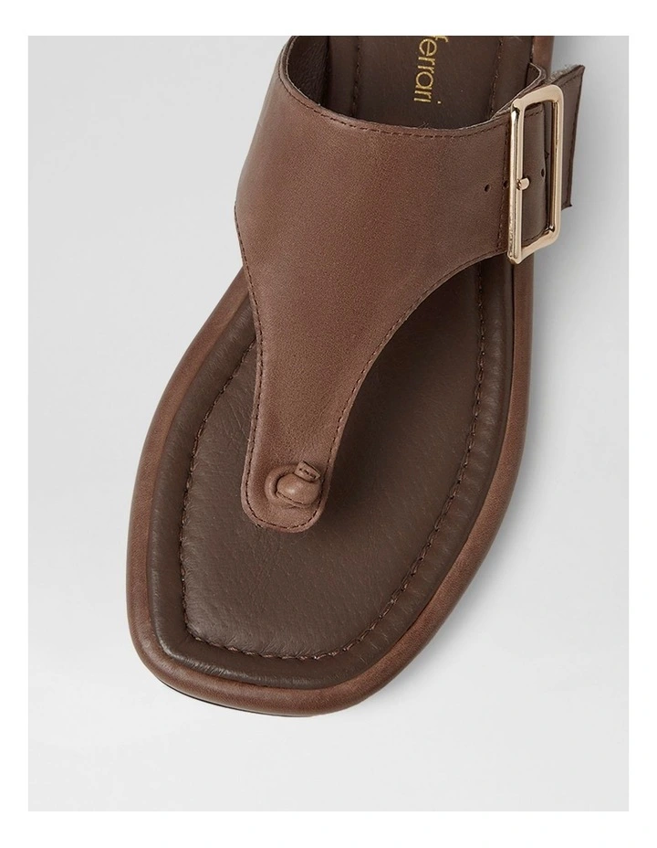 Remma Choc Leather Sandals image 4