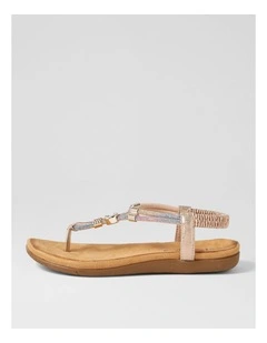 Fessa Rose Gold Multi Sandals