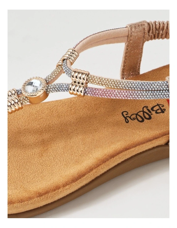 Fessa Rose Gold Multi Sandals image 5