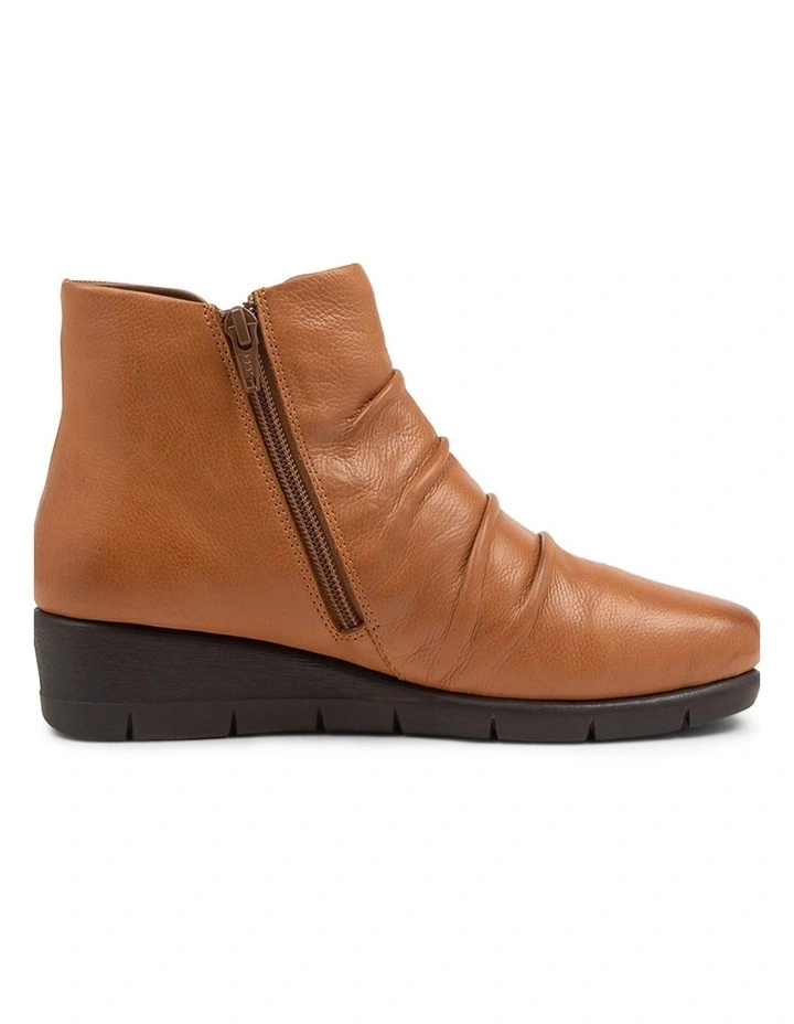 Maxie New Tan Leather Ankle Boots image 4