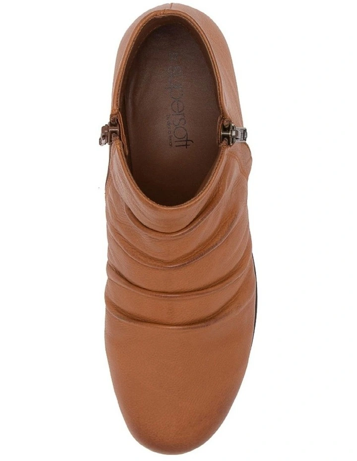 Maxie New Tan Leather Ankle Boots image 5