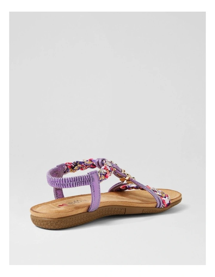 Frose Purple Shimmer Multi Sandals image 3