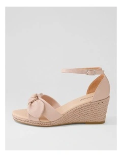 Jennalea Rose Leather Rope Sandals