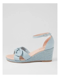 Jennalea Light Denim Leather Rope Sandals