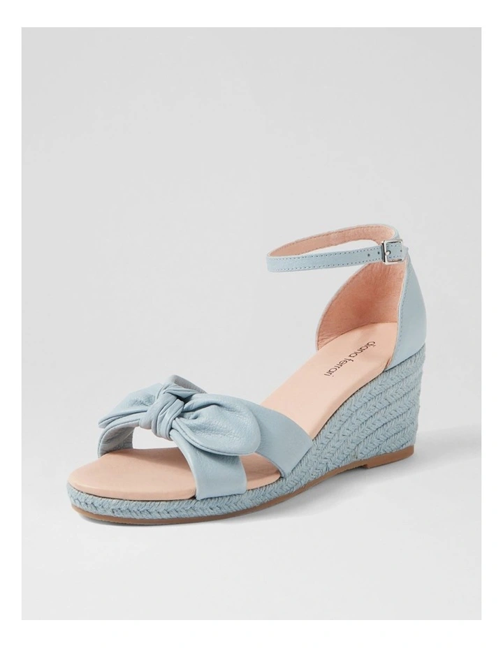 Jennalea Light Denim Leather Rope Sandals image 2