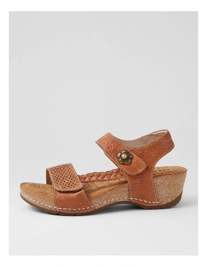 Jade Tan Leather Sandals image 1