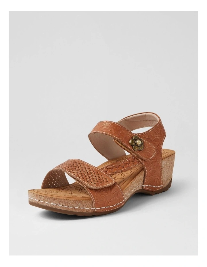 Jade Tan Leather Sandals image 2