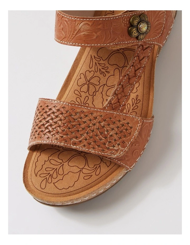 Jade Tan Leather Sandals image 4