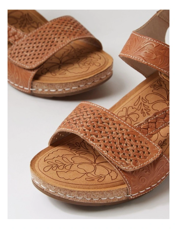 Jade Tan Leather Sandals image 5
