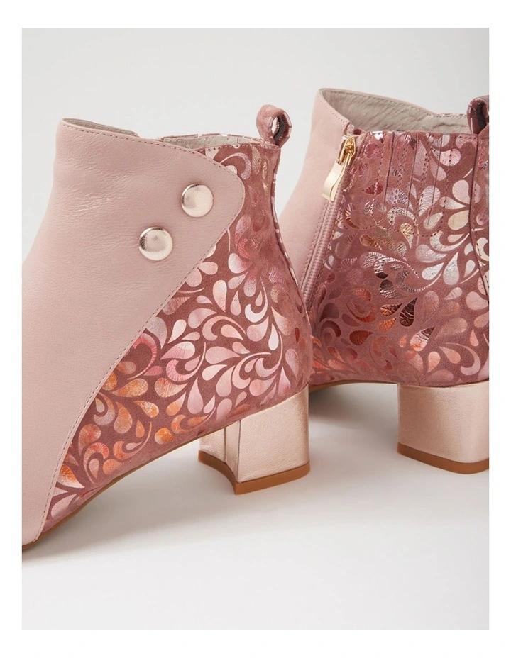 Marrinas Warm Rose Petal Multi Ankle Boots image 5