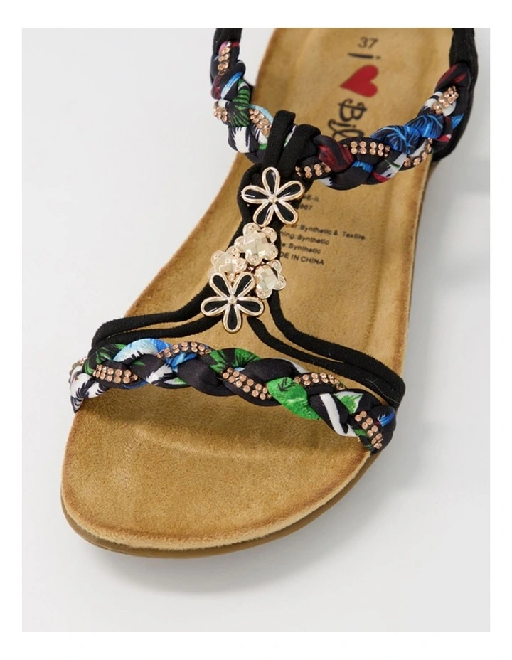 Frose Black Multi Sandals image 4