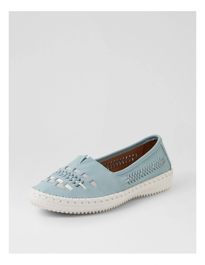Wandies Dove Blue Multi Leather Loafers image 2