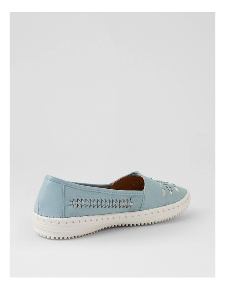 Wandies Dove Blue Multi Leather Loafers image 3