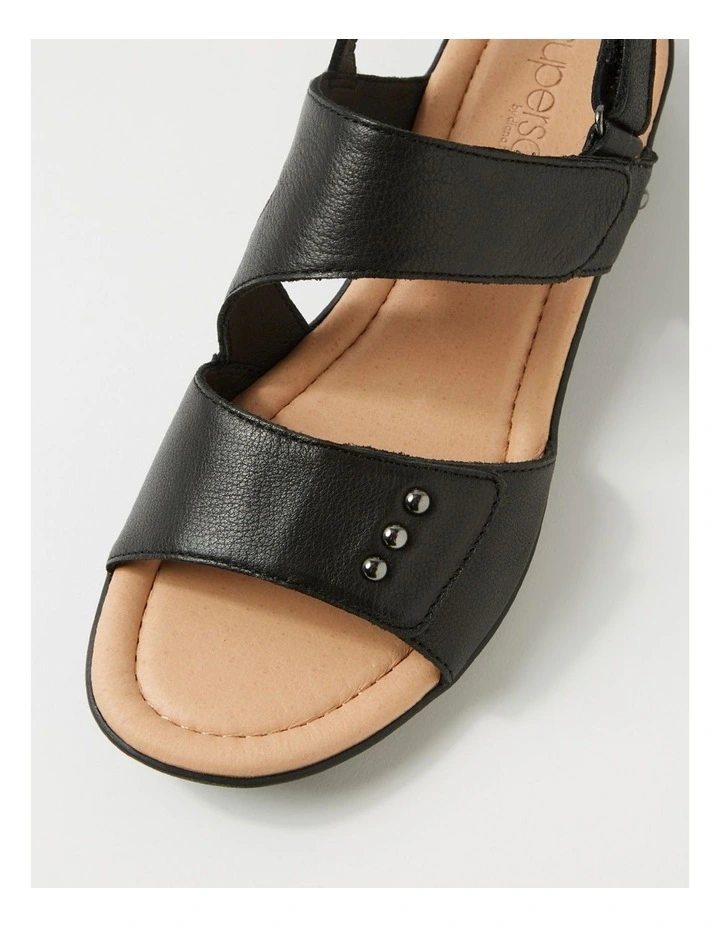 Bills Black Leather Sandals image 4