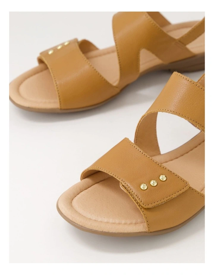 Bills Dark Tan Gum Leather Sandals image 5