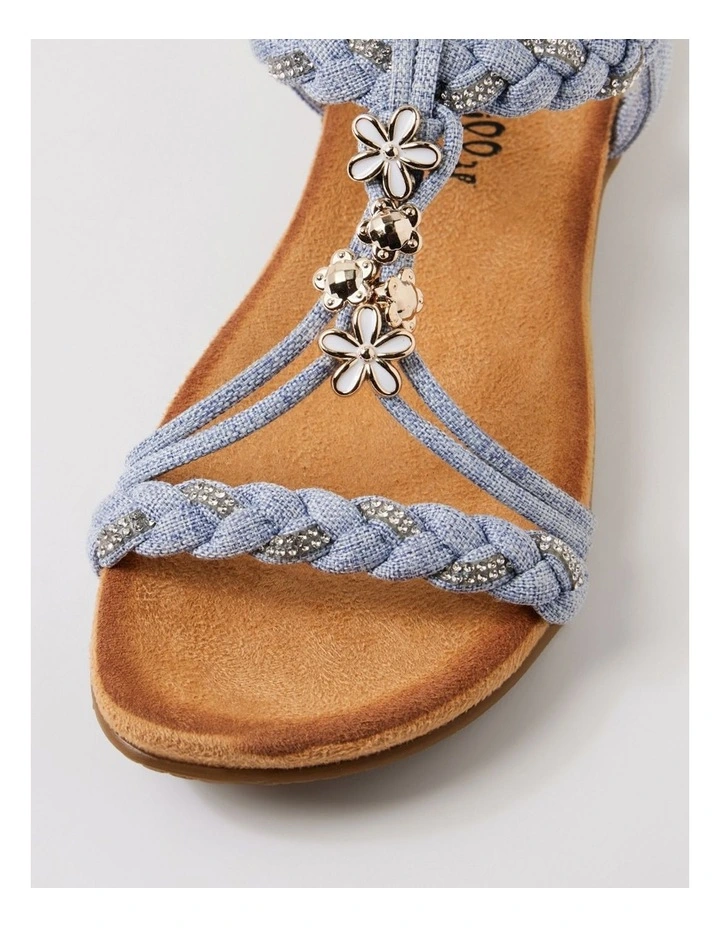 Frose Denim Blue Multi Sandals image 4