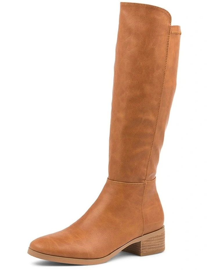 Telli2 Tan Stretch Boots image 2