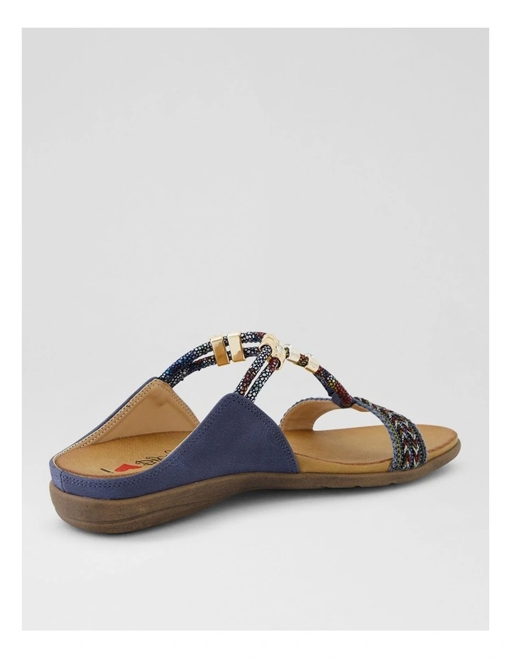 Oarsine Navy Nubuck Pu Slides image 3