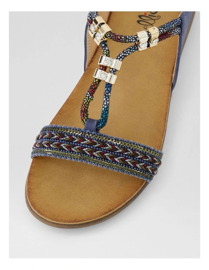 Oarsine Navy Nubuck Pu Slides image 4