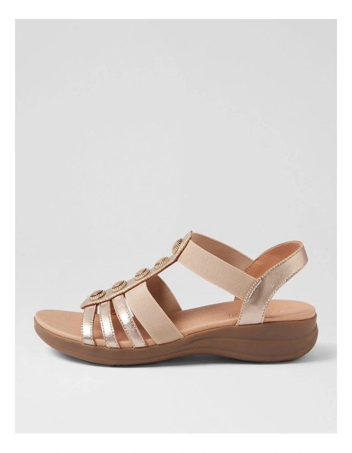 Mason Champagne Leather Sandals image 1