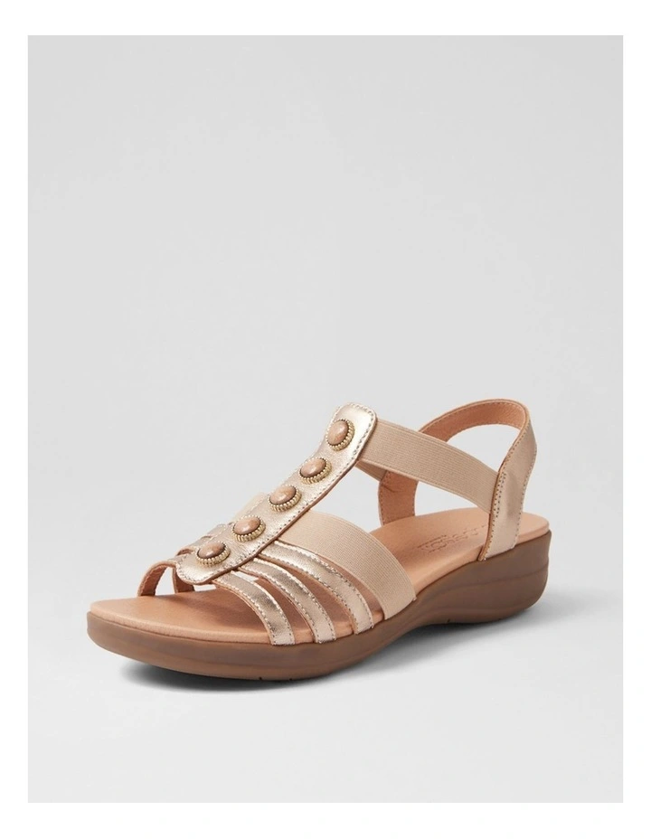 Mason Champagne Leather Sandals image 2
