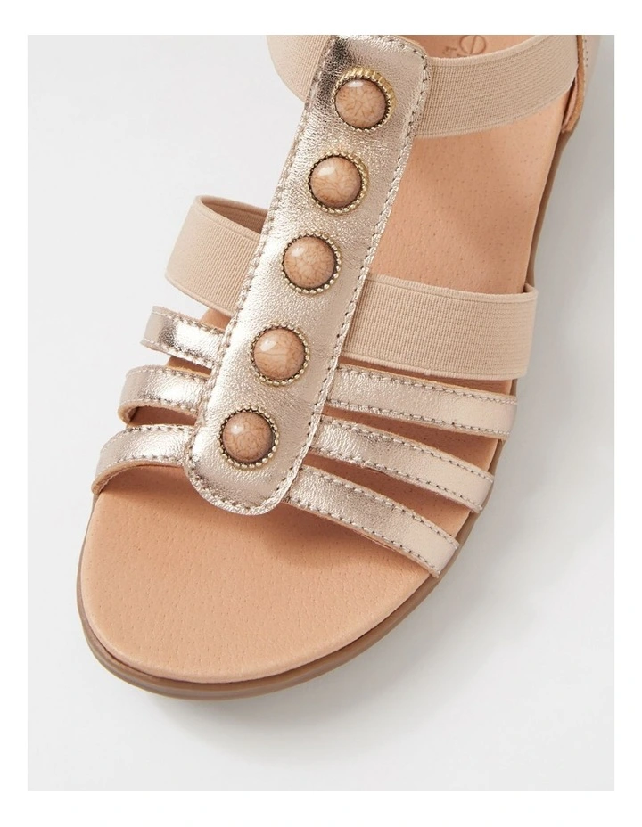 Mason Champagne Leather Sandals image 4