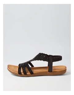 Fossio Black Multi Sandals
