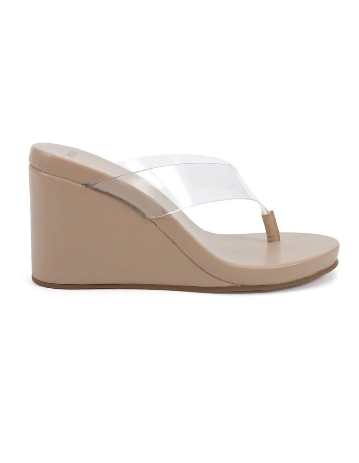 BACI Wedge Thong Sandal - Sand image 1