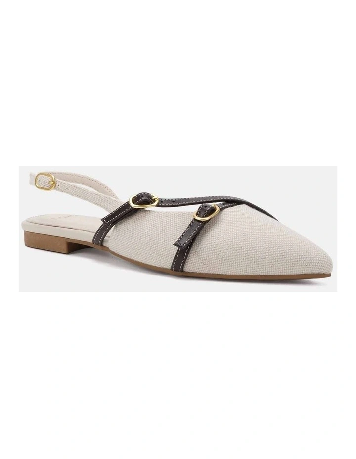 Corbin Flats in Espresso Linen image 2