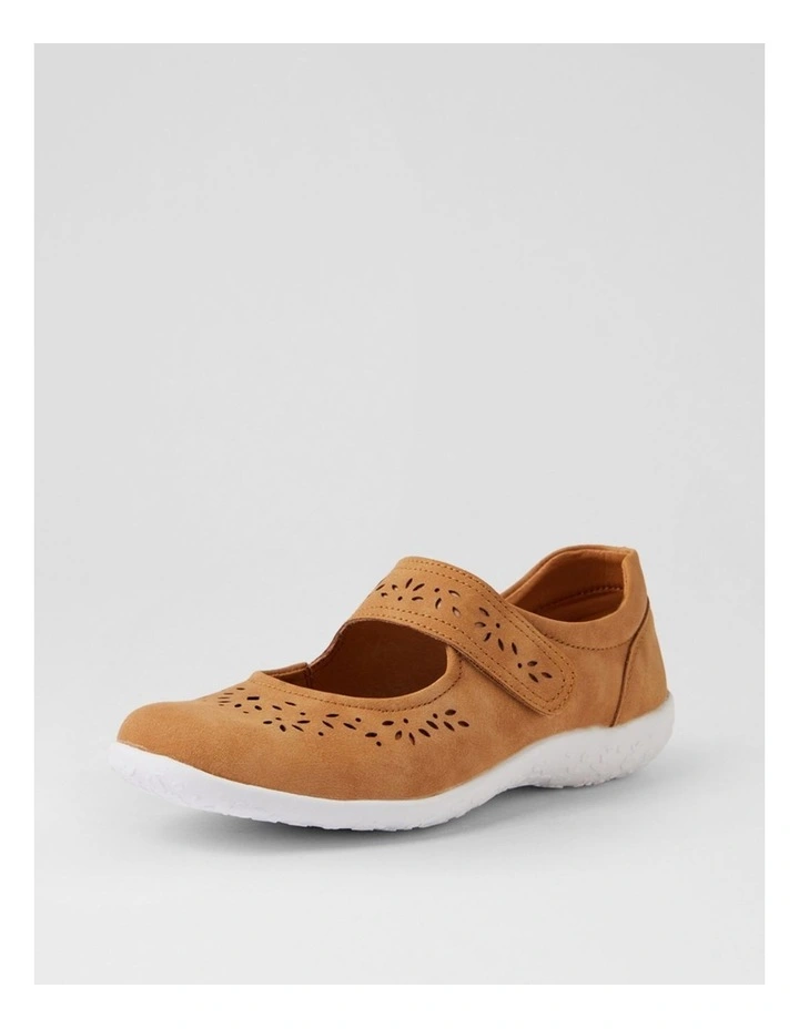 Lorrist Light Tan Nubuck Pu Mary Janes image 2