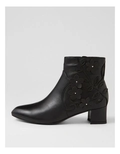 Madelines Black Multi Ankle Boots