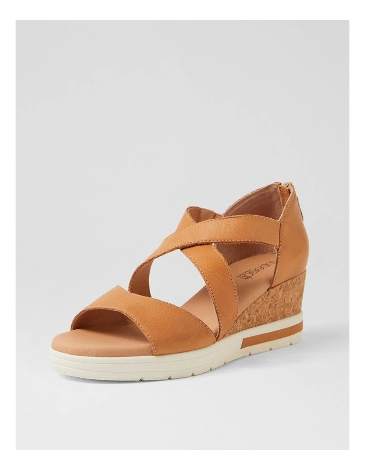 Amy Dark Tan Leather Sandals image 2